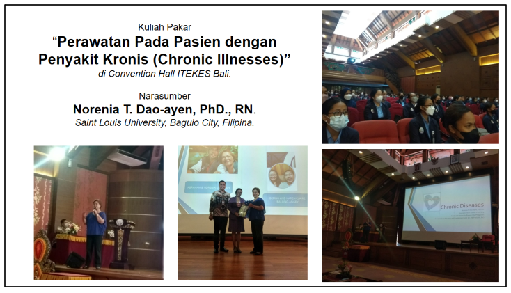 Kuliah Pakar mengenai �Perawatan Pada Pasien dengan Penyakit Kronis (Chronic Illnesses)�