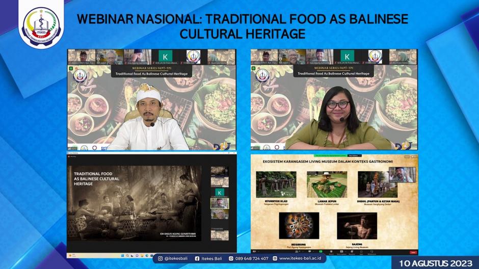Webinar Nasional: Traditional Food as Balinese Cultural Heritage