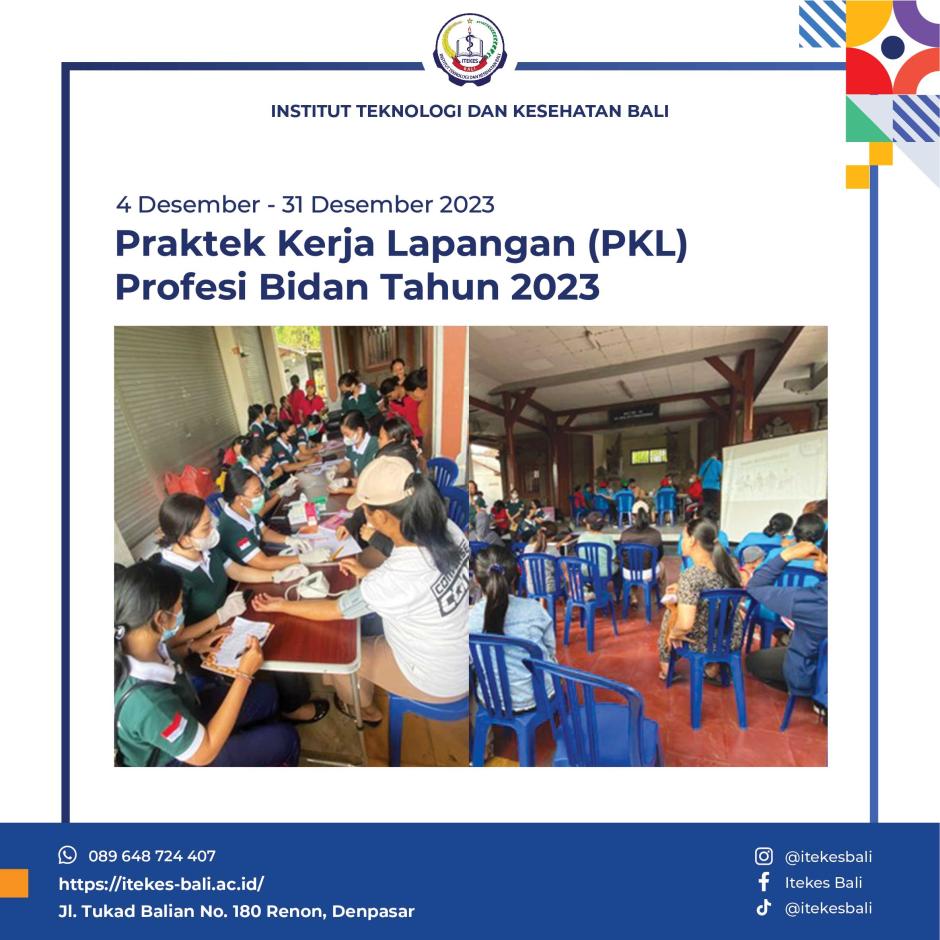 Praktek Kerja Lapangan (PKL) Profesi Bidan Tahun 2023